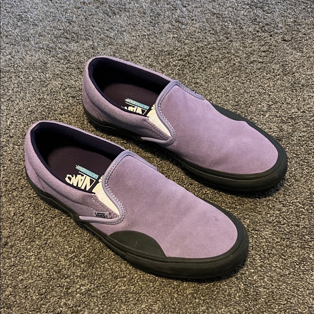 Vans Men's Purple Skate slip one